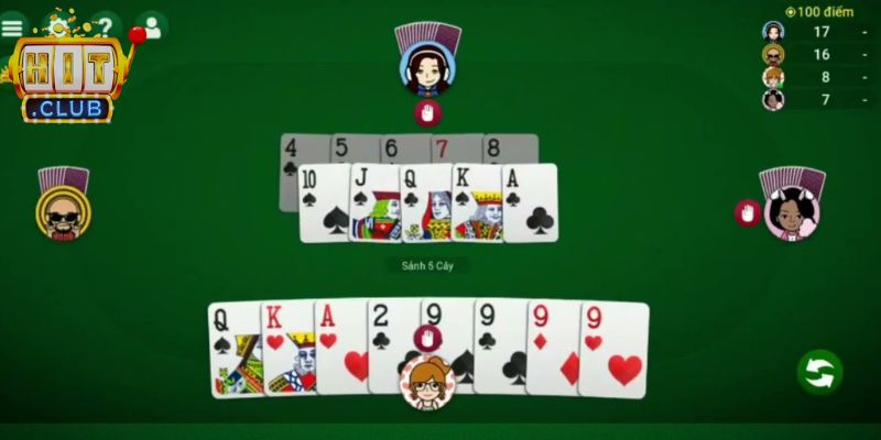 Tiến Lên Miền Nam Hitclub - Lối Chơi Giàu Chiến Thuật 3 Các kiểu đánh bài hợp lệ trong một ván